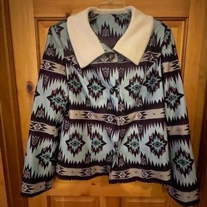 Western Aztec Yellowstone shirt jacket